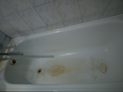 Восстановление эмали стальной ванны